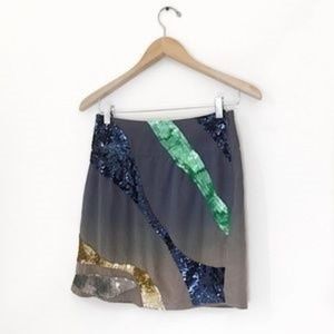 Paul & Joe Sister Multicolor Sequin Skirt